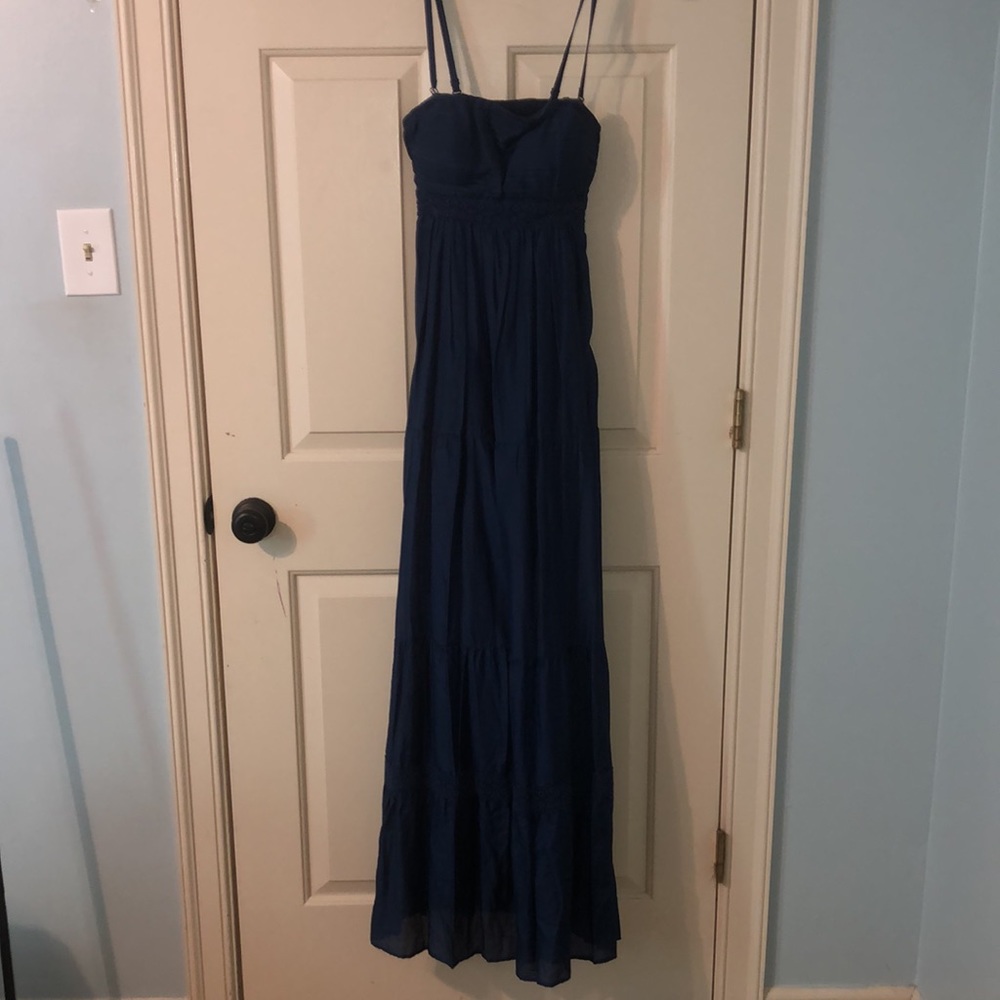 navy blue sundress